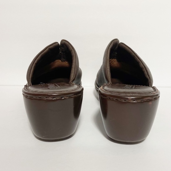 Born Women's Brown Leather Split Toe Mule Size 7 - Picture 7 of 9